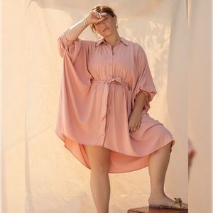 NWOT cape shirt dress